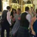 guests dancing at balbirnie house 28th dec 2017 wedding with the dirty martinis fifes best wedding and party band