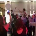 bride and groom dancing balbirnie house 28th dec 2017 fife wedding the dirty martinis
