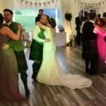bride and groom dance fife wedding band the dirty martinis 30th April 2018 Dunglass estate