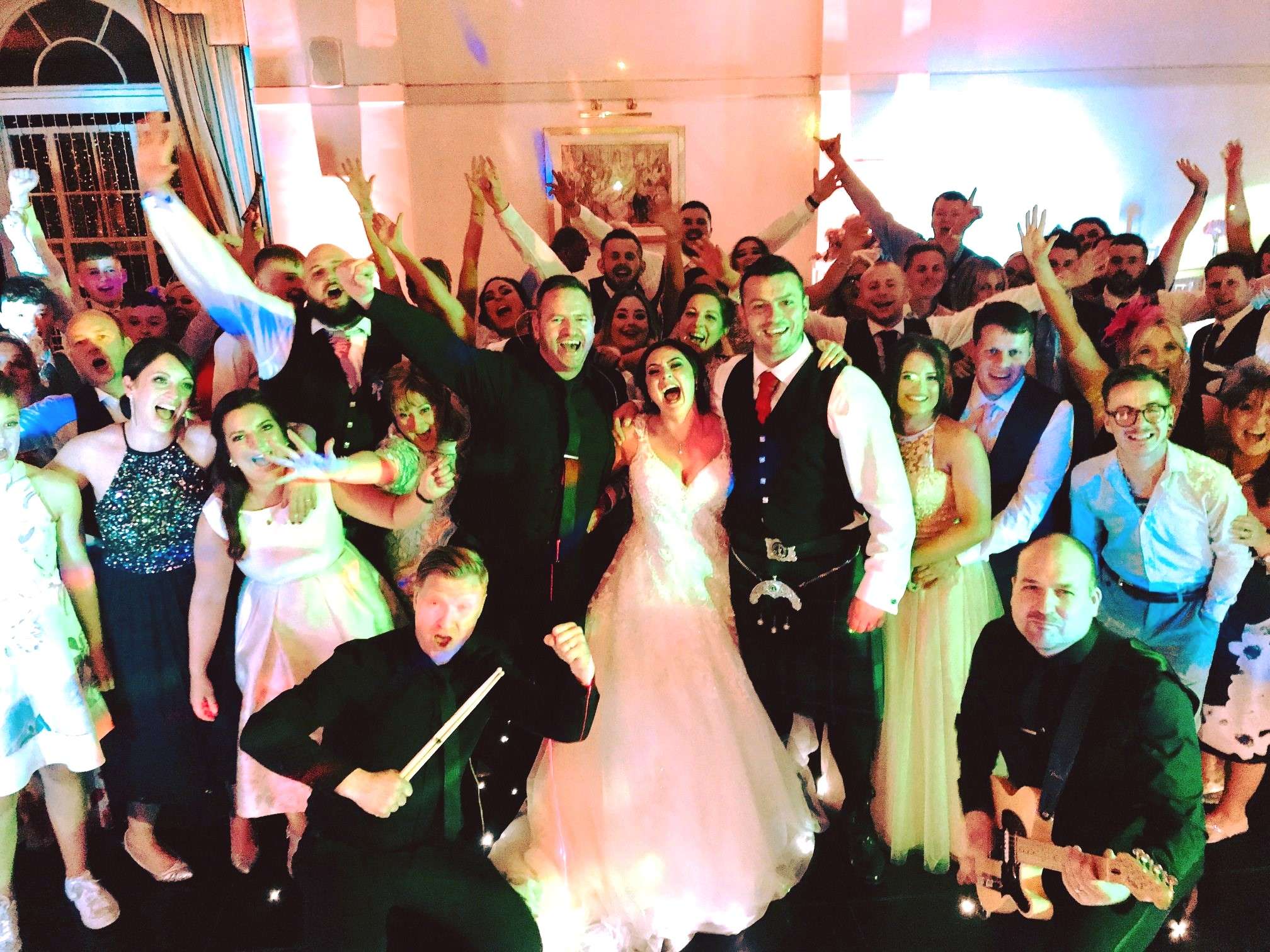 Balbirnie House Hotel the dirty martinis best Fife wedding band the dirty martinis