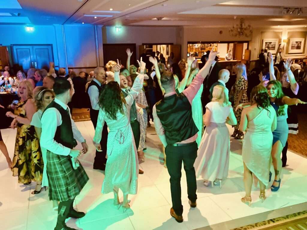 guests dancing with the dirty martinis 9th October 2021 McDonald Hotel Inchrya