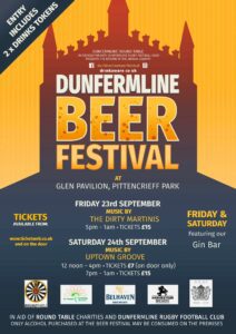 Dunfermline beer festival September 2022
