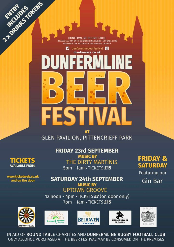 Dunfermline Beer Festival Returns | The Dirty Martinis