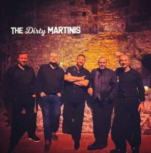 Scottish wedding band The Dirty Martinis June 2022